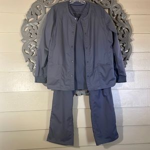 Gray Scrub Set